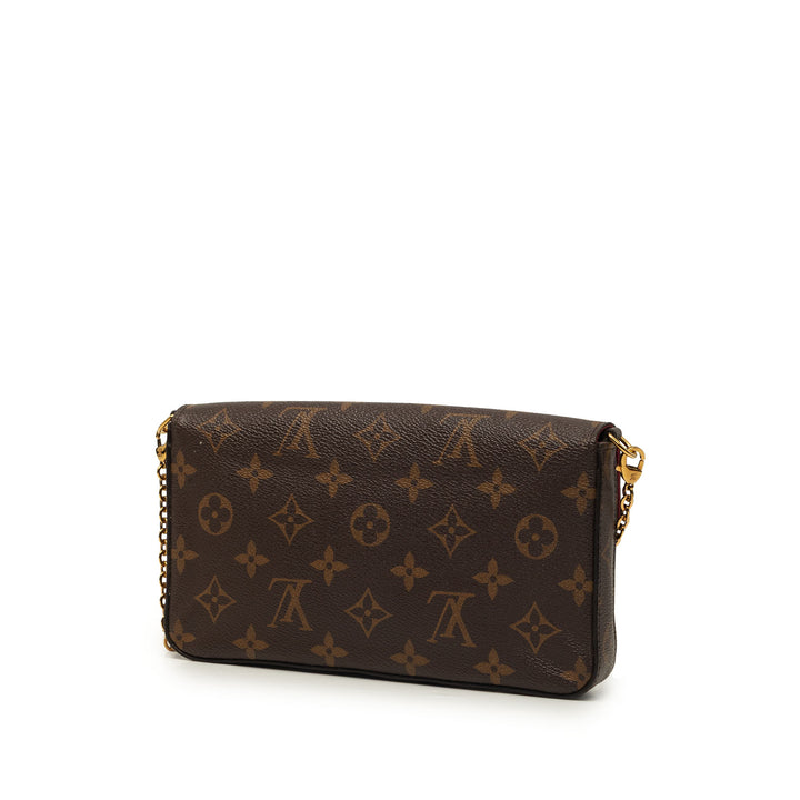 Pochette Felicie Monogram Marron