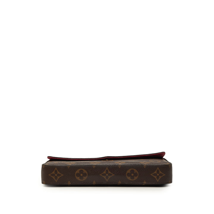 Pochette Felicie Monogram Marron
