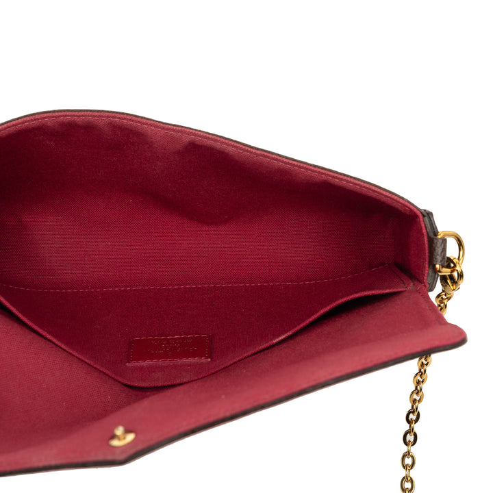 Pochette Felicie Monogram Marron