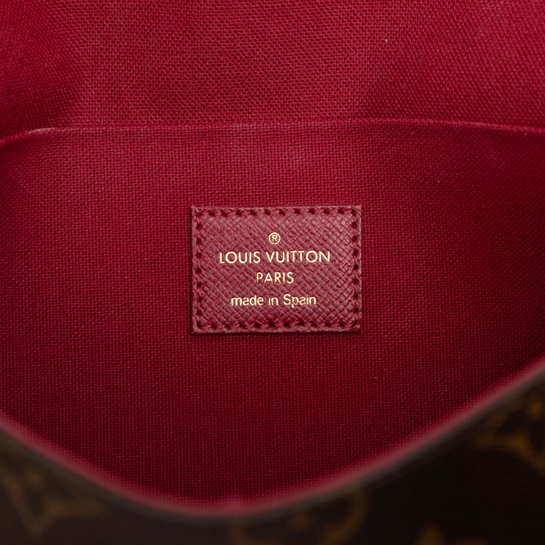 Pochette Felicie Monogram Marron