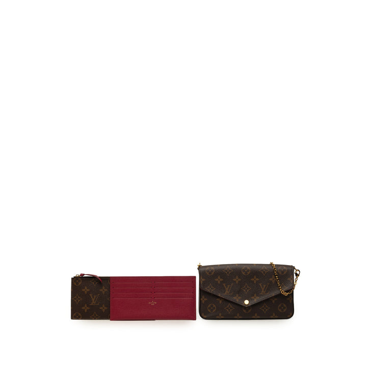 Pochette Felicie Monogram Marron