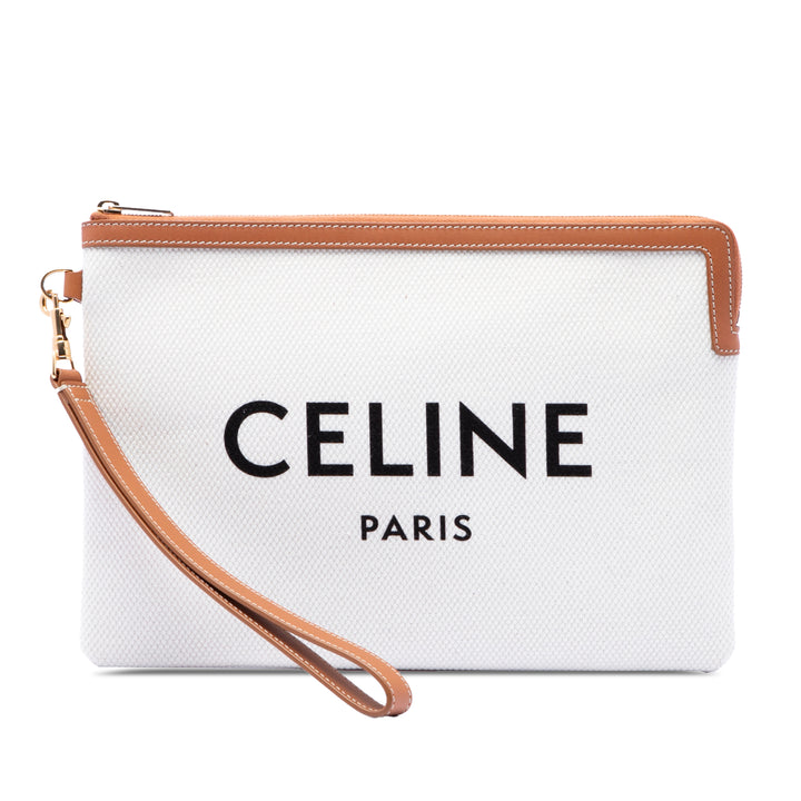 Celine Large Toile Logo Pochette