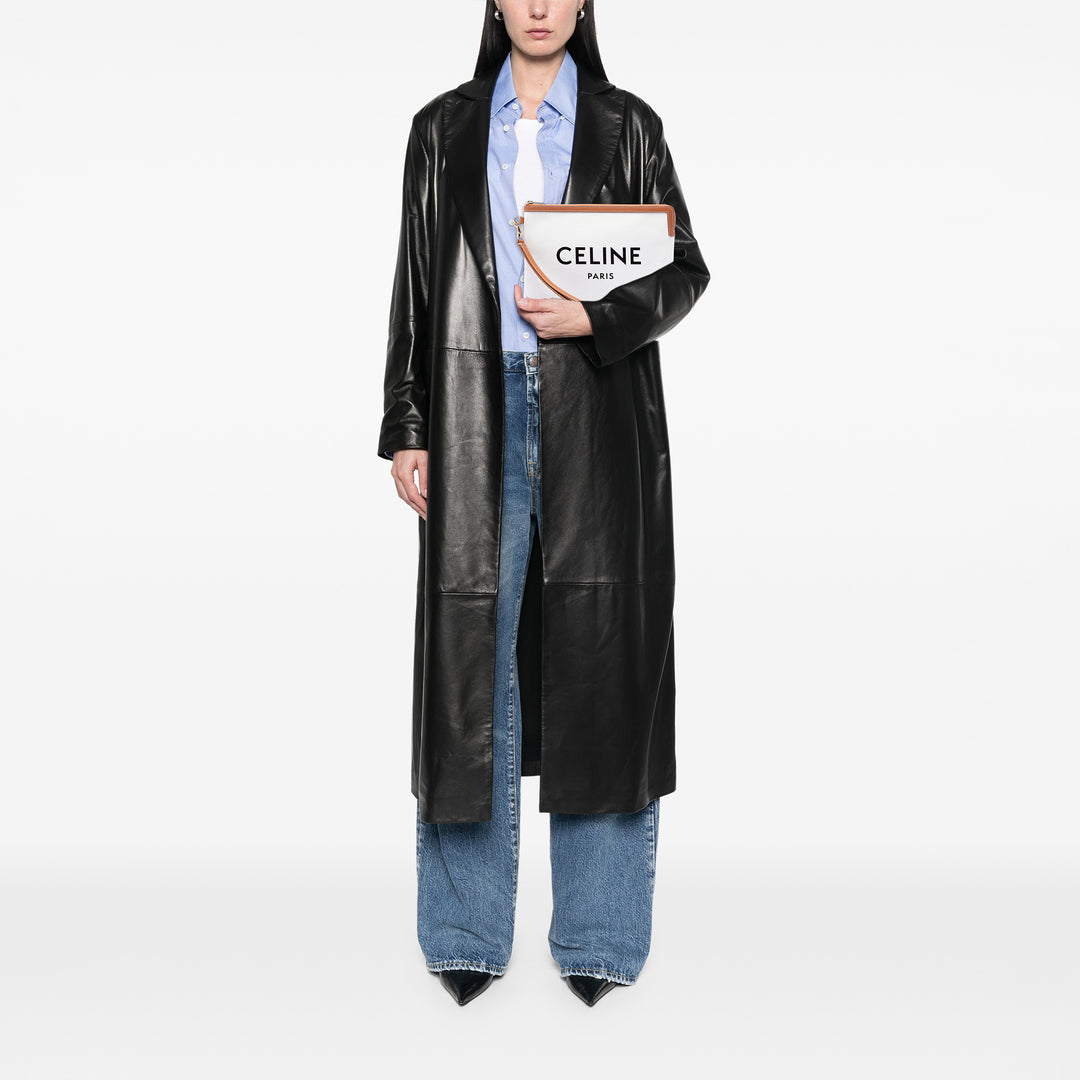 Celine Large Toile Logo Pochette