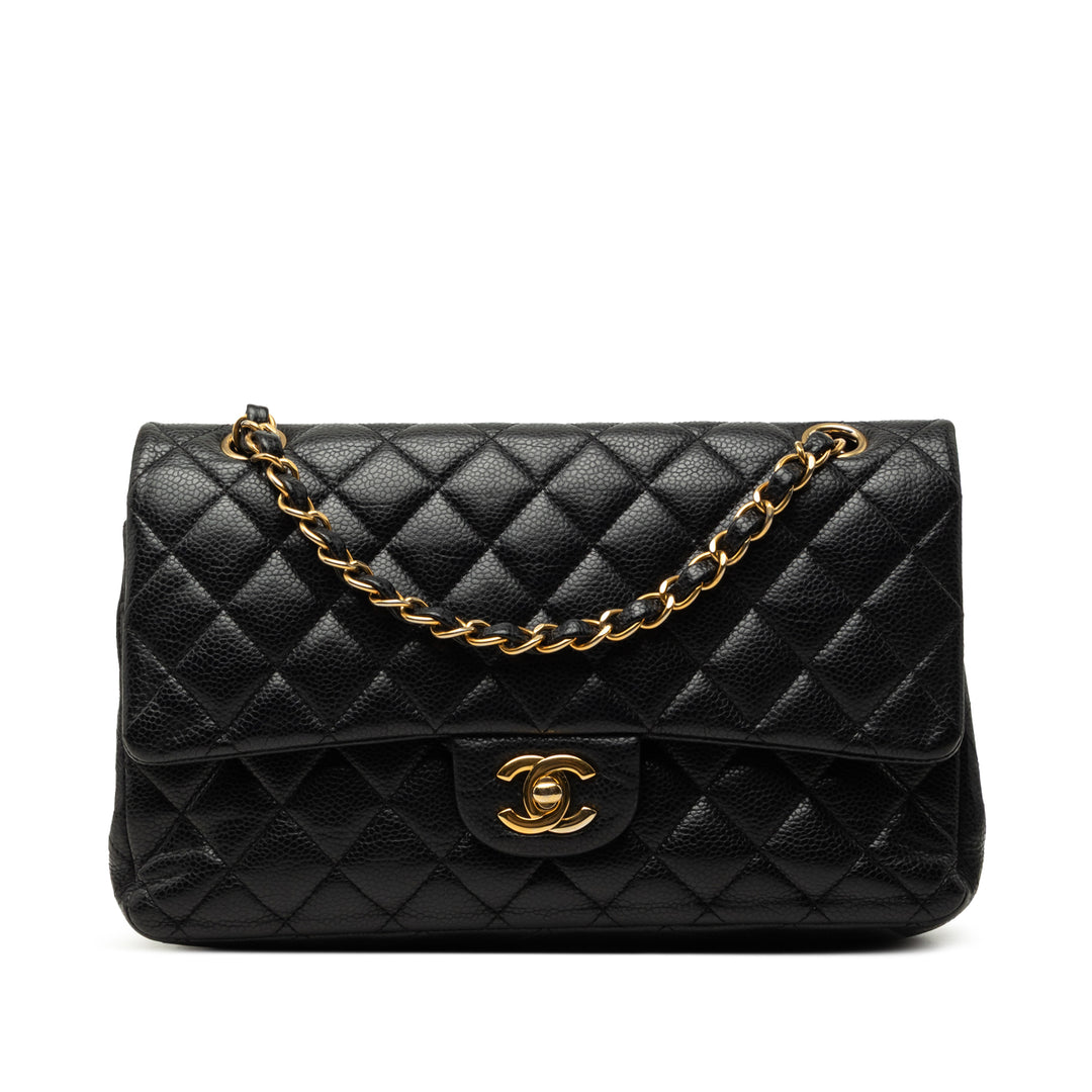 Chanel Medium Classic Caviar Double rabat