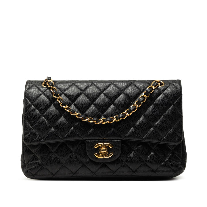 Chanel Medium Classic Caviar Double rabat