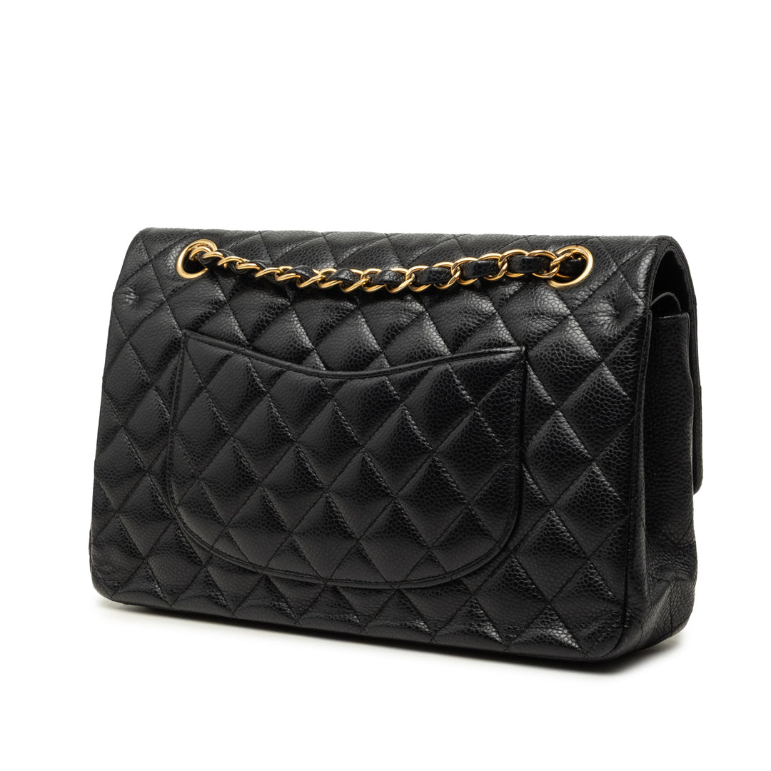 Chanel Medium Classic Caviar Double rabat