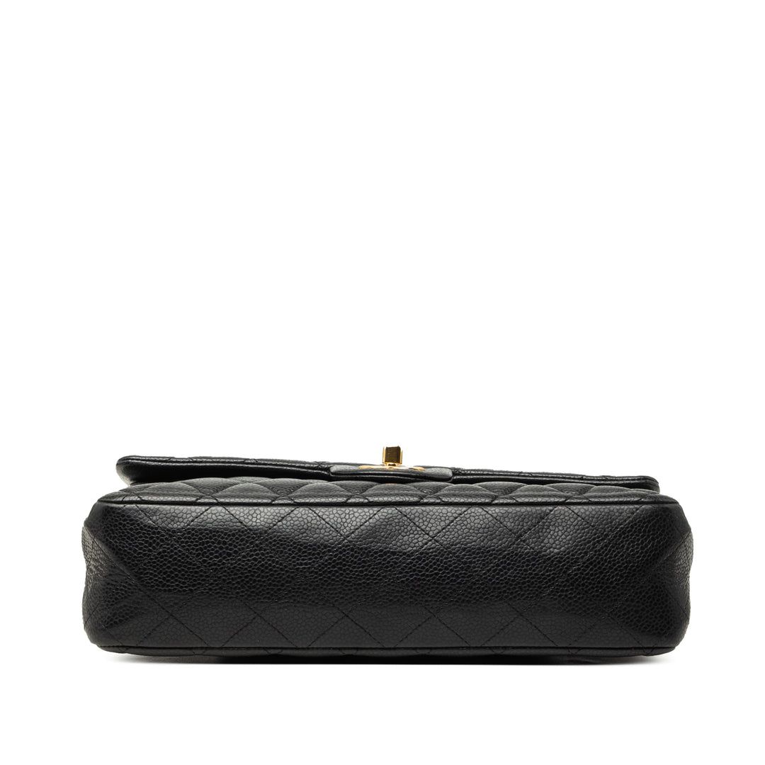 Chanel Medium Classic Caviar Double rabat