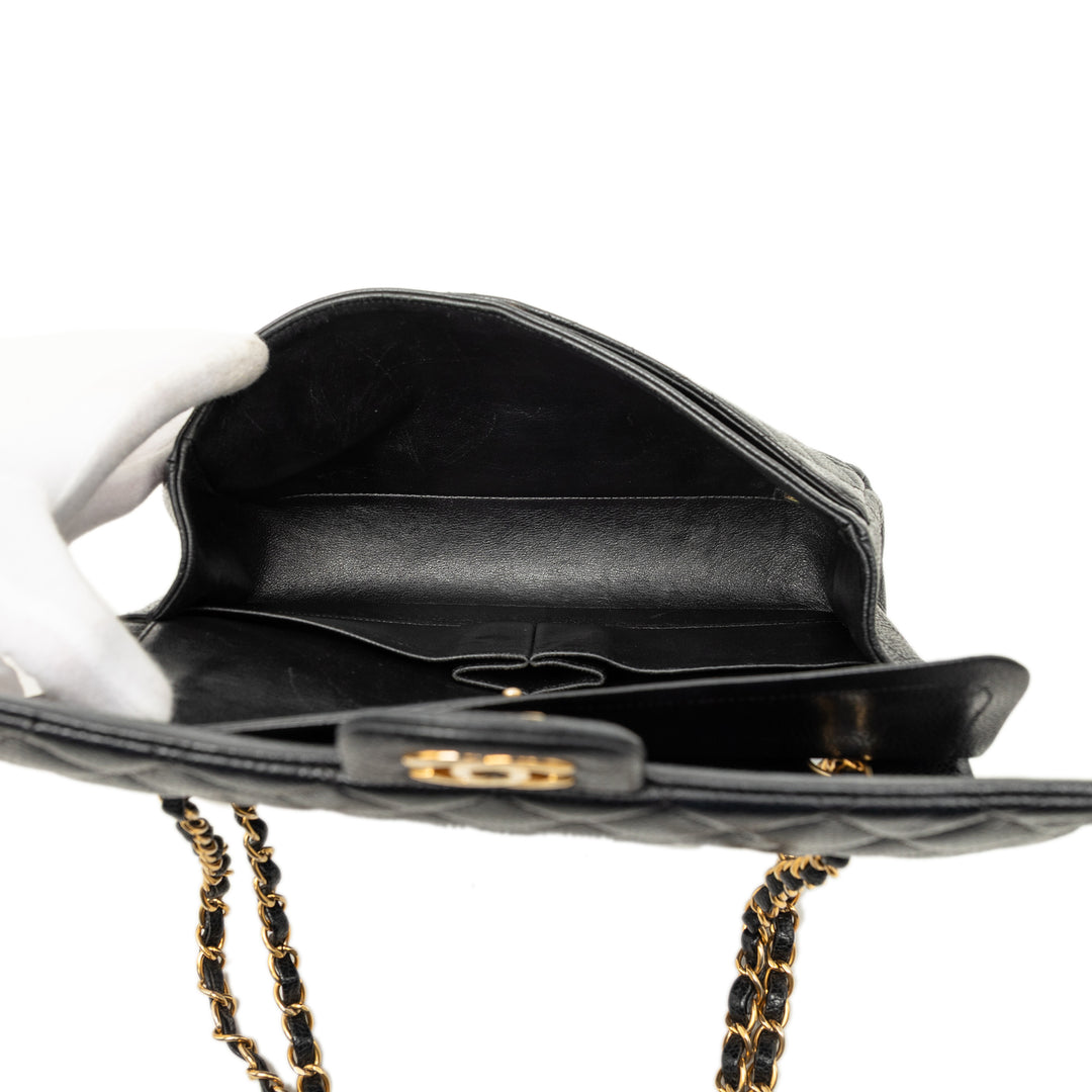 Chanel Medium Classic Caviar Double rabat