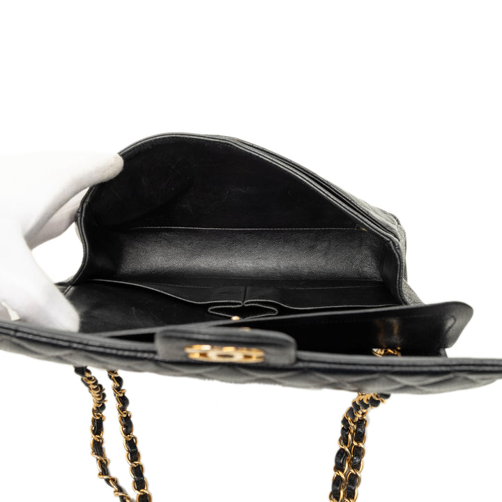 Chanel Medium Classic Caviar Double rabat