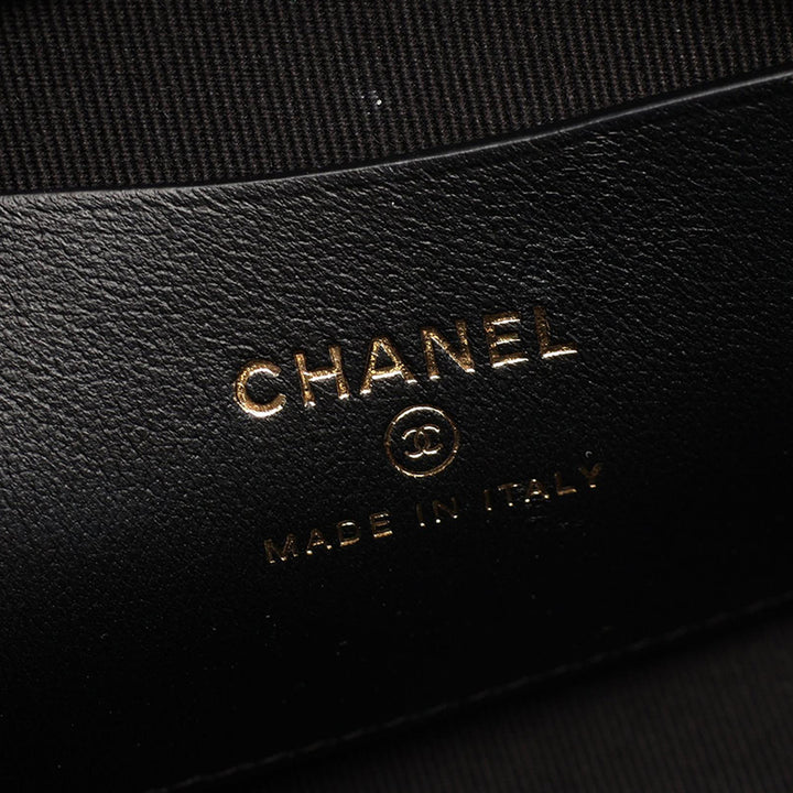 Chanel Sac porté épaule Matelassé Leo Cuir d'agneau Noir – vue 5 – GABY PARIS