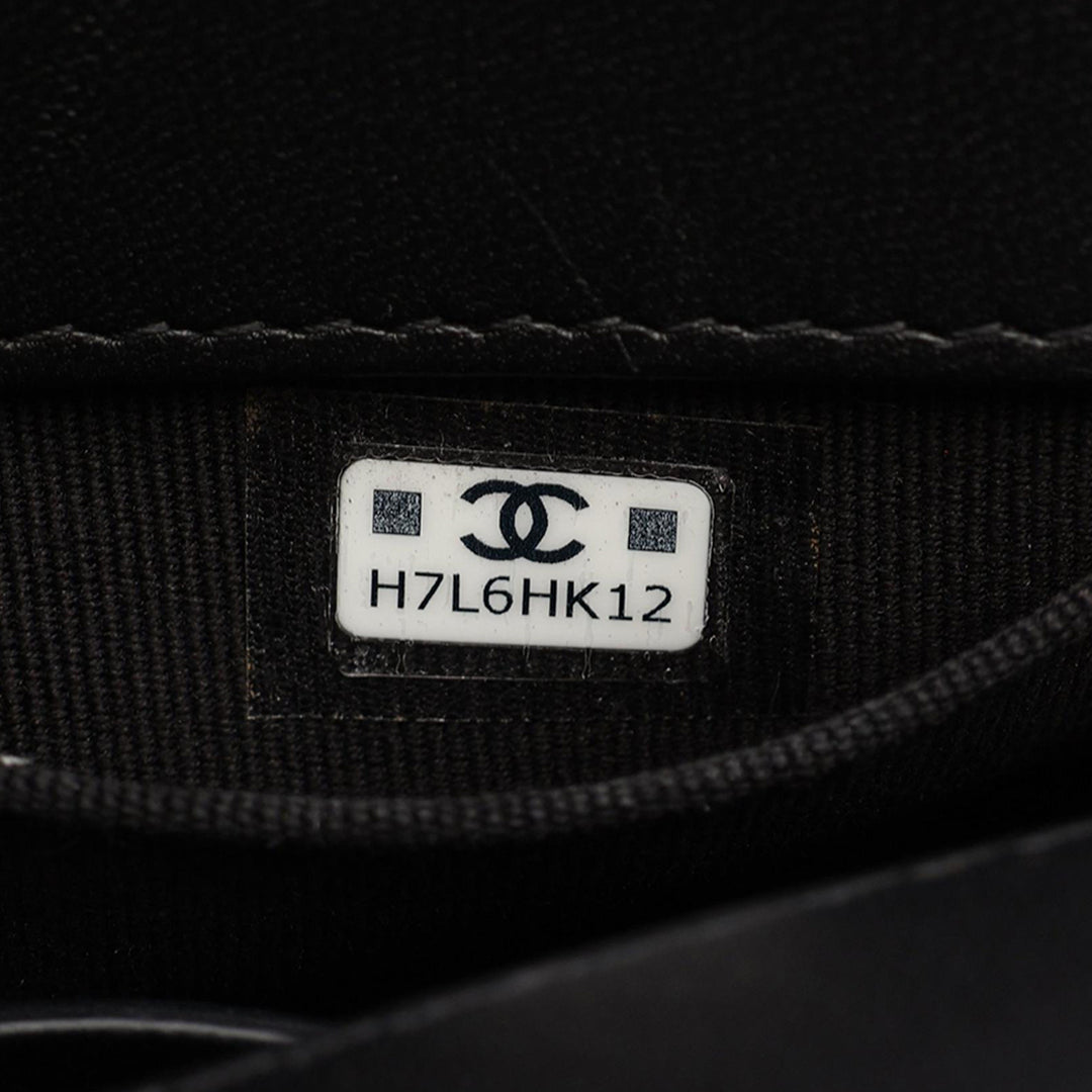 Chanel Sac porté épaule Matelassé Leo Cuir d'agneau Noir – vue 6 – GABY PARIS