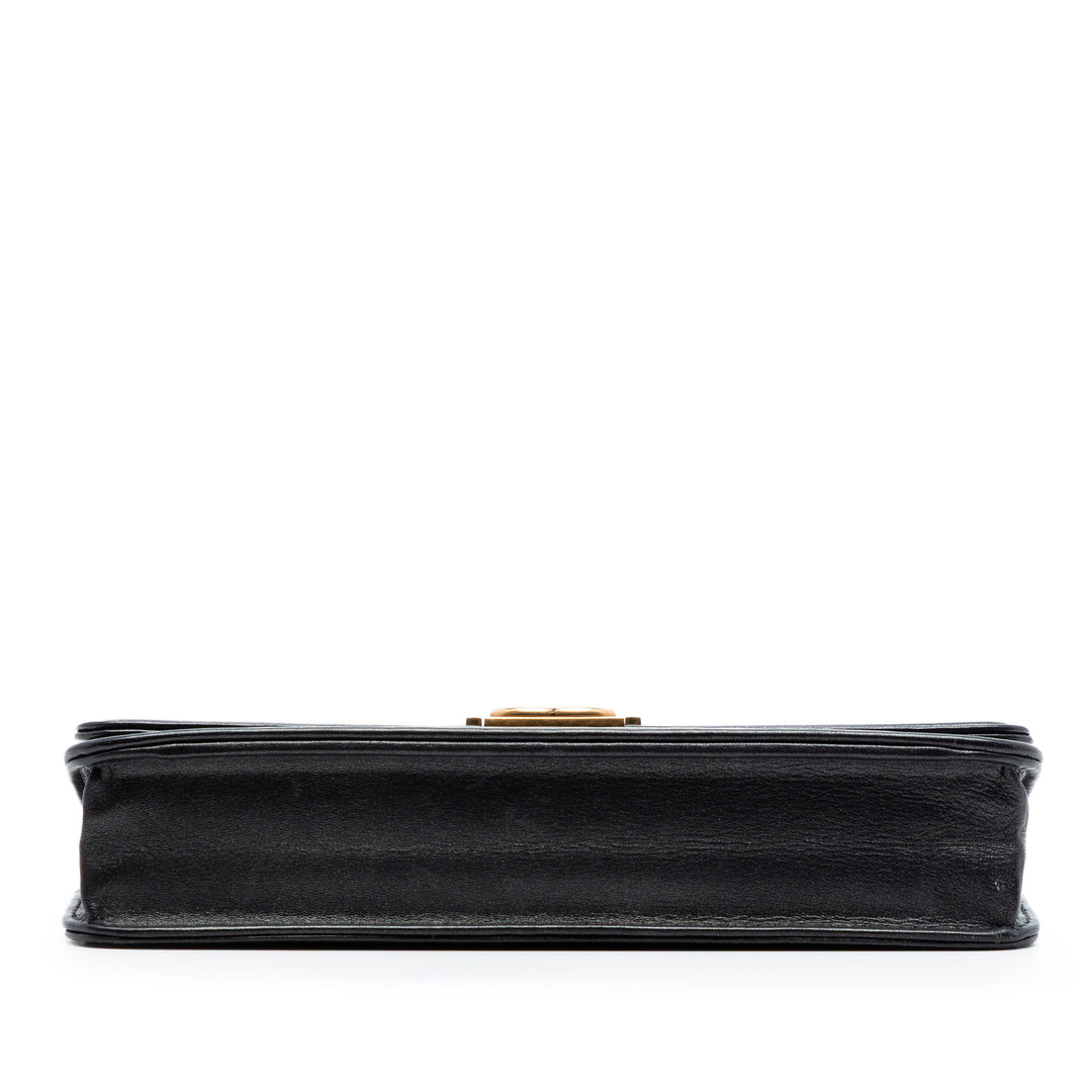 Chanel Matelassé Cuir d’agneau Double Stitch Boy Wallet on Chain