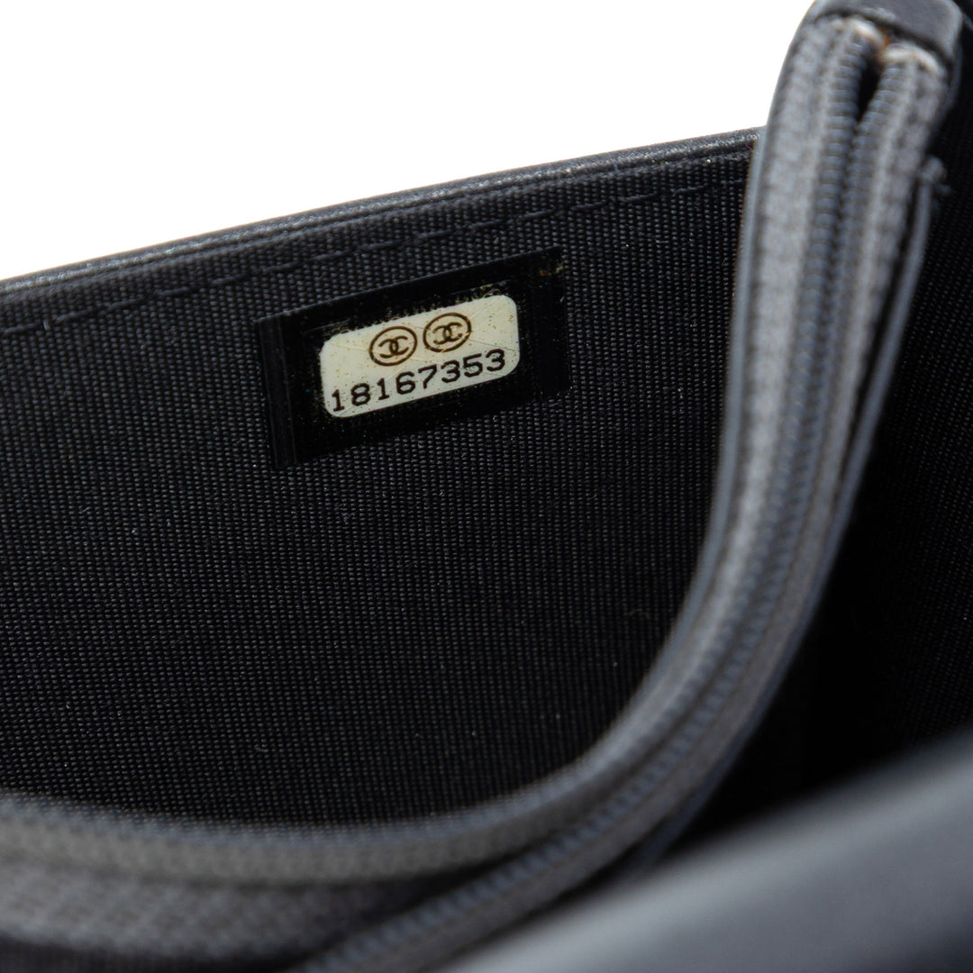 Chanel Matelassé Cuir d’agneau Double Stitch Boy Wallet on Chain