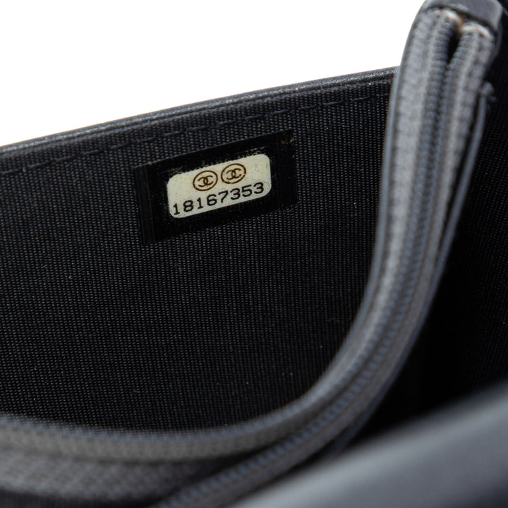Chanel Matelassé Cuir d’agneau Double Stitch Boy Wallet on Chain
