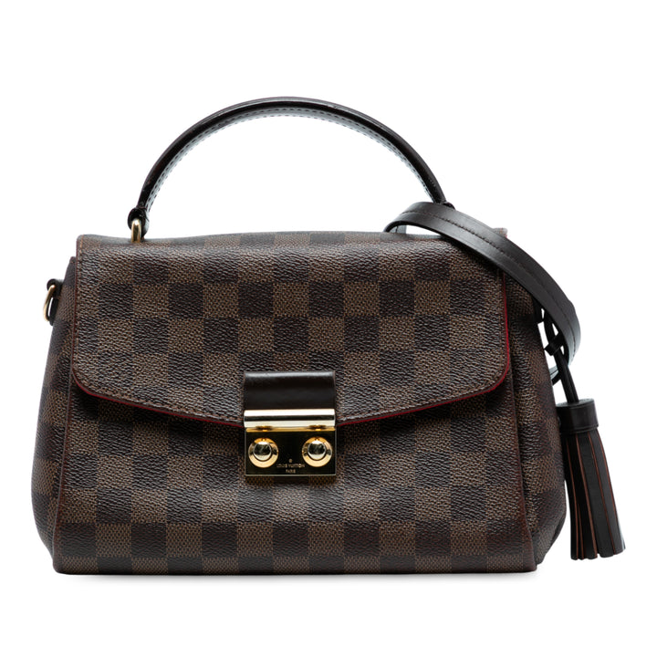 Louis Vuitton Damier Ebene Croisette Marron