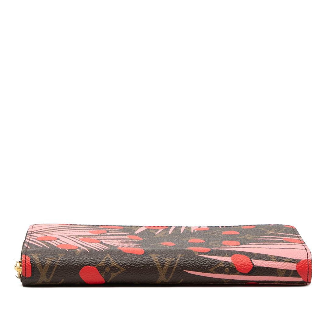Louis Vuitton Monogram Jungle Dots Zippy Portefeuille