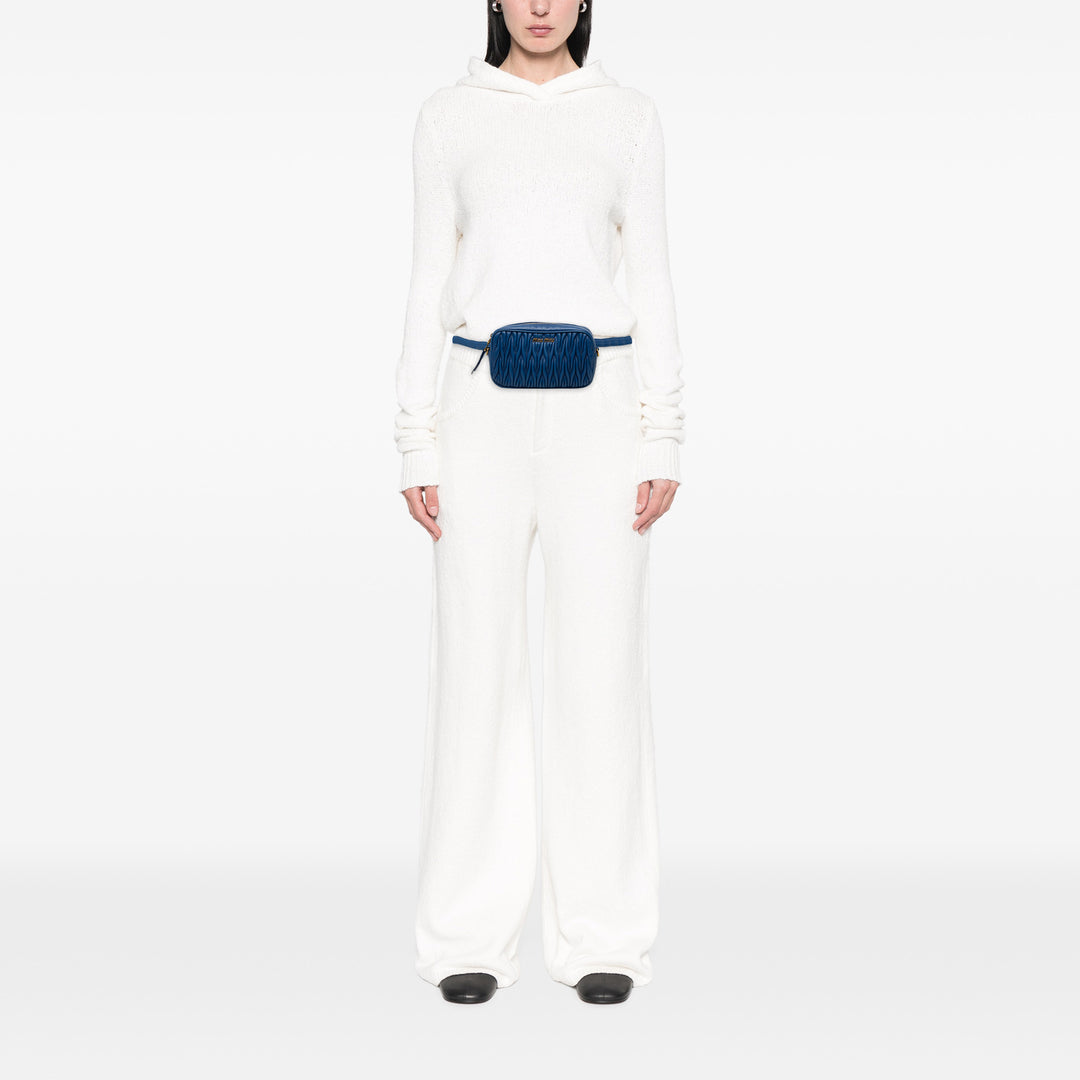 Miu Miu Matelasse Sac ceinture nappa Bleu – vue 6 – GABY PARIS