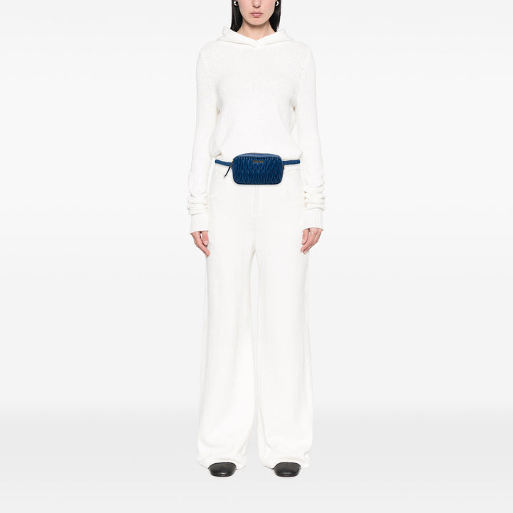 Miu Miu Matelasse Sac ceinture nappa Bleu – vue 6 – GABY PARIS
