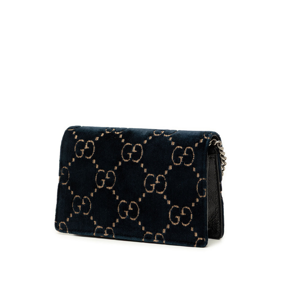 GG Dionysus Sac Mini Bleu