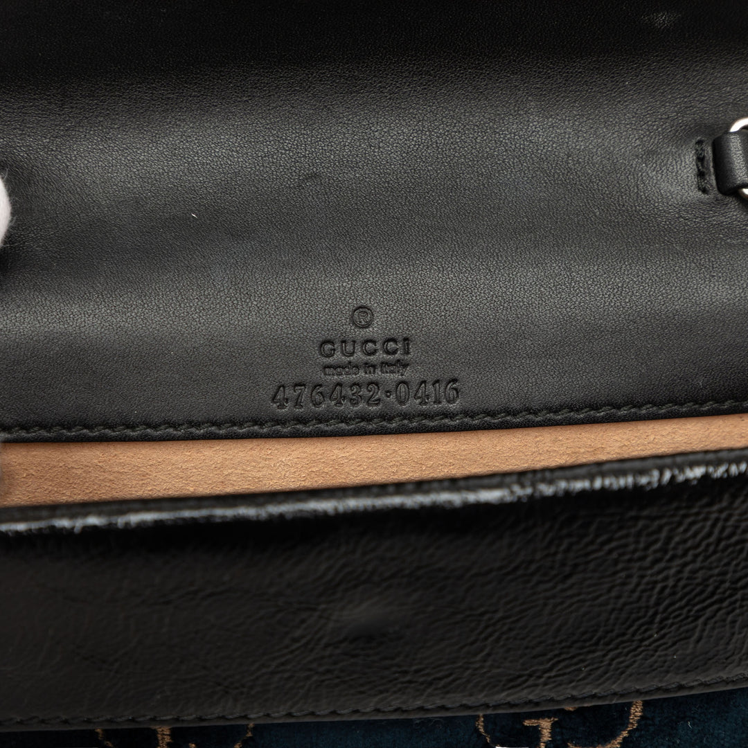 GG Dionysus Sac Mini Bleu