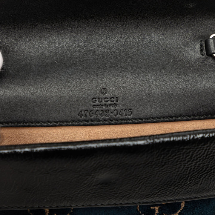 GG Dionysus Sac Mini Bleu