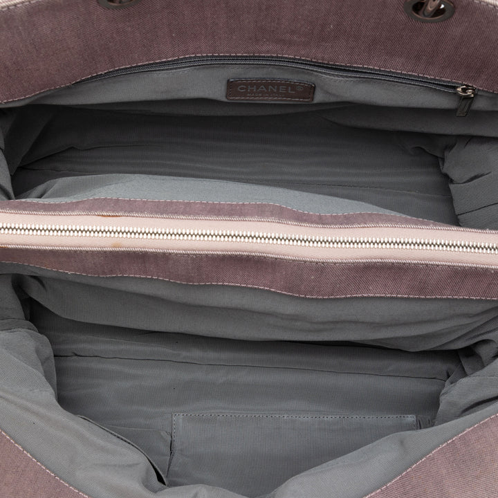 Chanel CC Matelassé Cabas Grand Jean