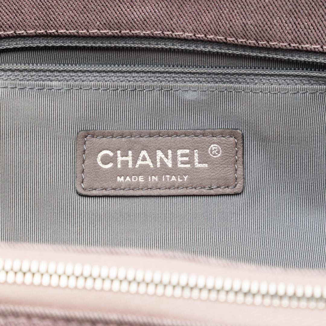 Chanel CC Matelassé Cabas Grand Jean