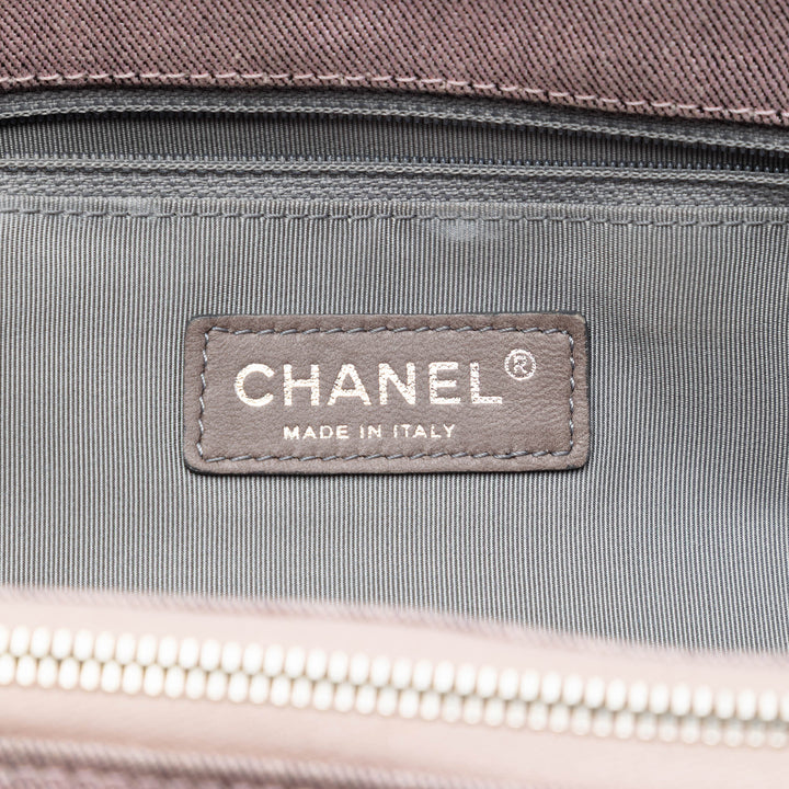 Chanel CC Matelassé Cabas Grand Jean