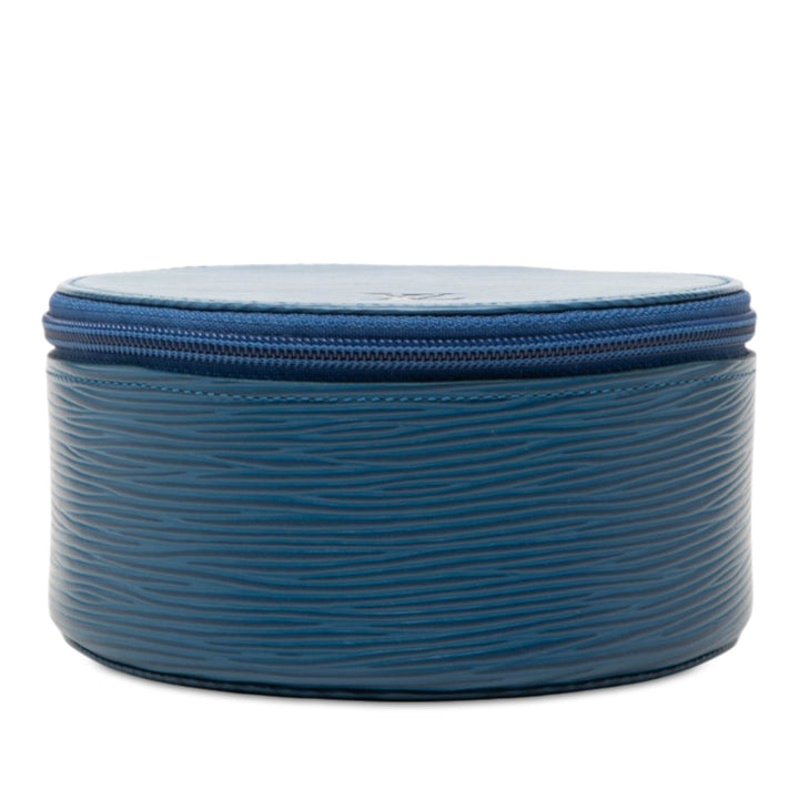 Ecrin Bijoux Travel Jewelry Étui Épi Bleu