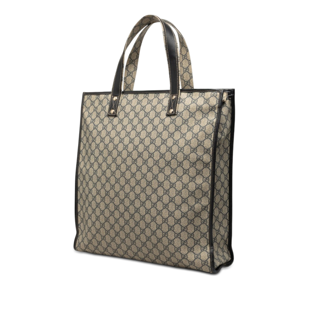 Gucci Web Cabas GG Supreme Beige