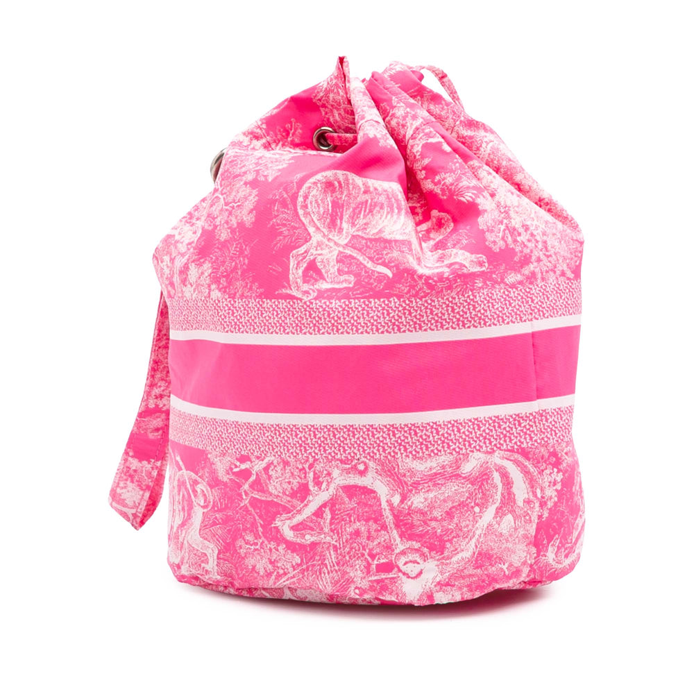 DiorTravel Sauvage Toile De Jouy Technical Fabric Pouch Pink - Gaby Paris