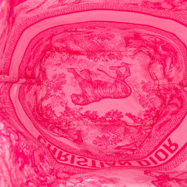 DiorTravel Sauvage Toile De Jouy Technical Fabric Pouch Pink - Gaby Paris