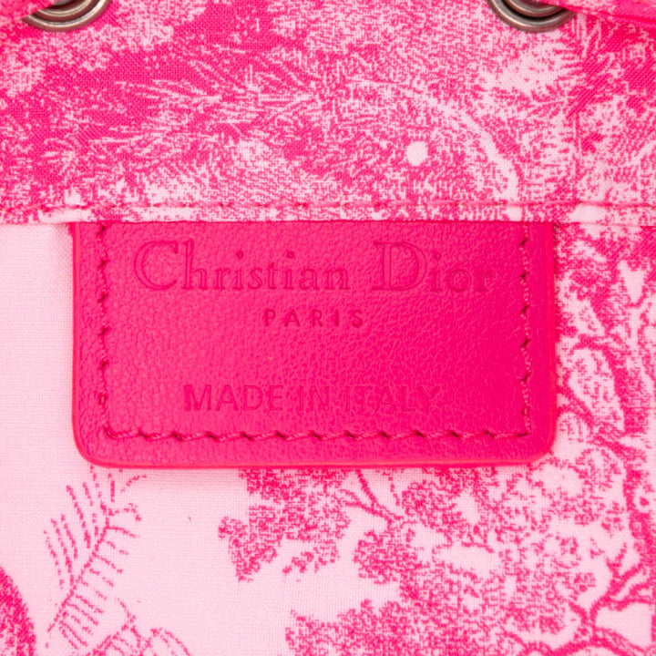 DiorTravel Sauvage Toile De Jouy Technical Fabric Pouch Pink - Gaby Paris