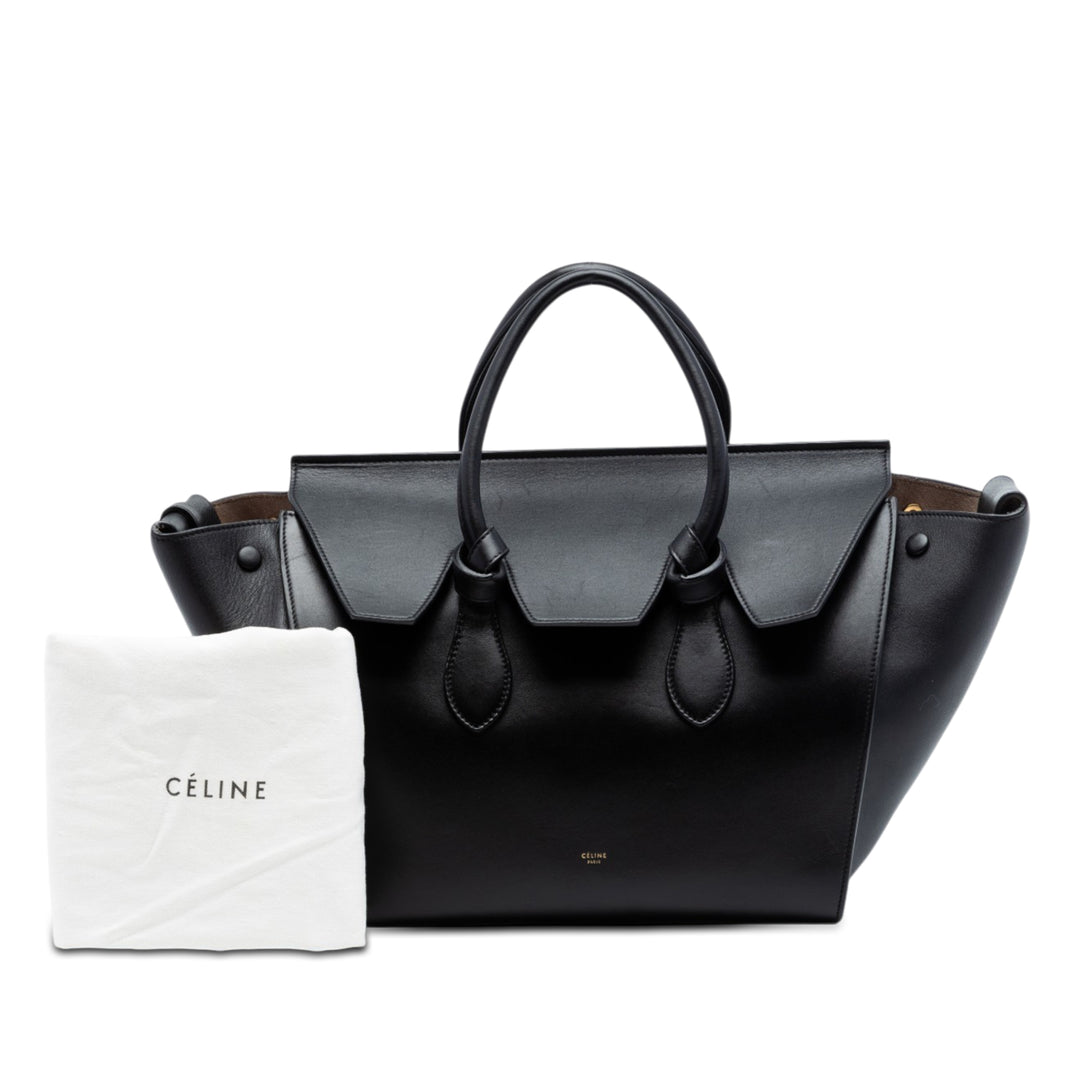 Celine Medium Smooth Cuir de veau Tie Knot Cabas