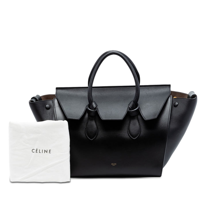 Celine Medium Smooth Cuir de veau Tie Knot Cabas