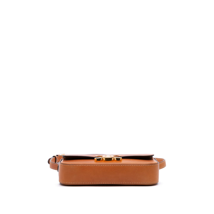 Celine Shiny Cuir de veau Claude Sac bandoulière Marron – GABY PARIS Authentique