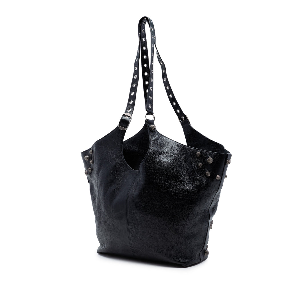 Balenciaga Large Arena Cuir d’agneau Le Cagole Carry All Cabas