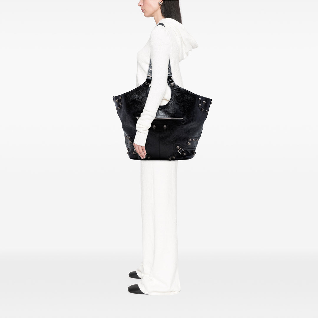 Balenciaga Large Arena Cuir d’agneau Le Cagole Carry All Cabas