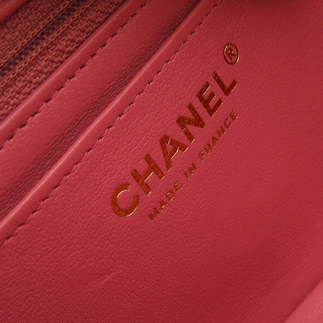 Chanel Mini Rectangular Classic Tweed Simple rabat Rose – GABY PARIS Authentique