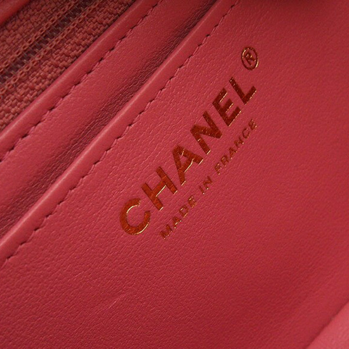 Chanel Mini Rectangular Classic Tweed Simple rabat Rose – GABY PARIS Authentique
