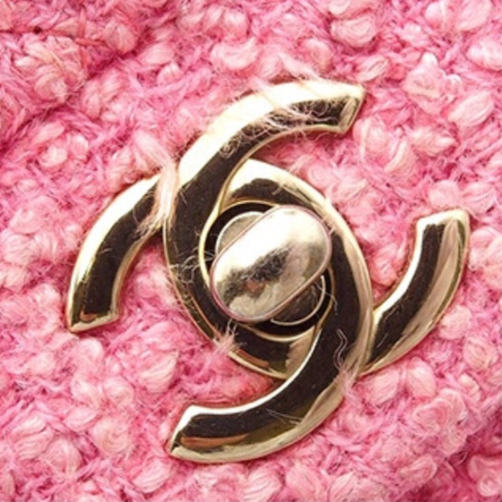 Chanel Mini Rectangular Classic Tweed Simple rabat Rose – GABY PARIS Authentique