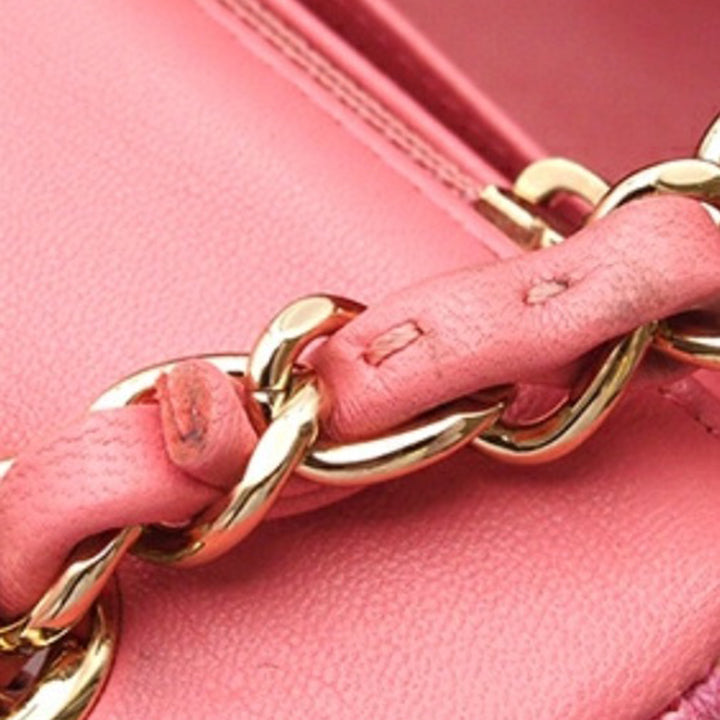 Chanel Mini Rectangular Classic Tweed Simple rabat Rose – GABY PARIS Authentique