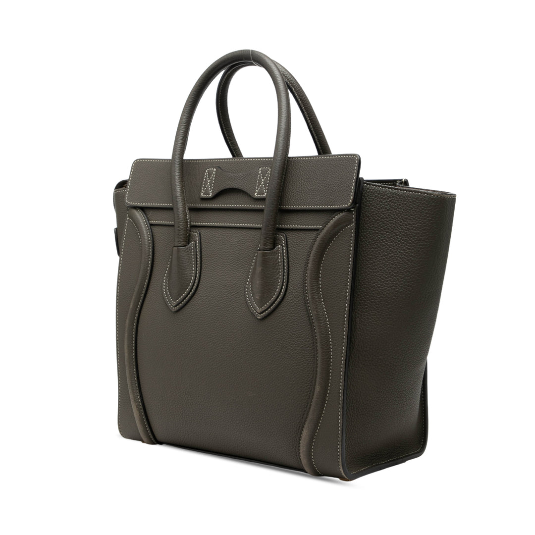 Celine Micro Drummed Cuir de veau Luggage Cabas