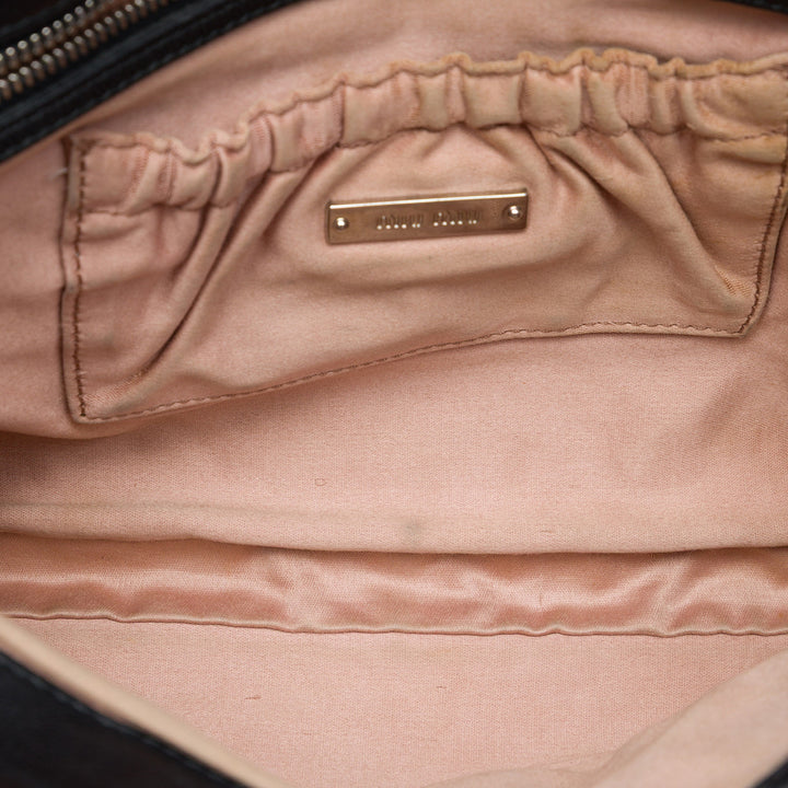 Miu Miu Matelasse Nappa Cristal Chain Sac