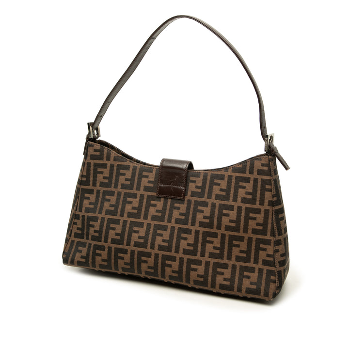 Fendi Zucca Sac Marron – vue 2 – GABY PARIS
