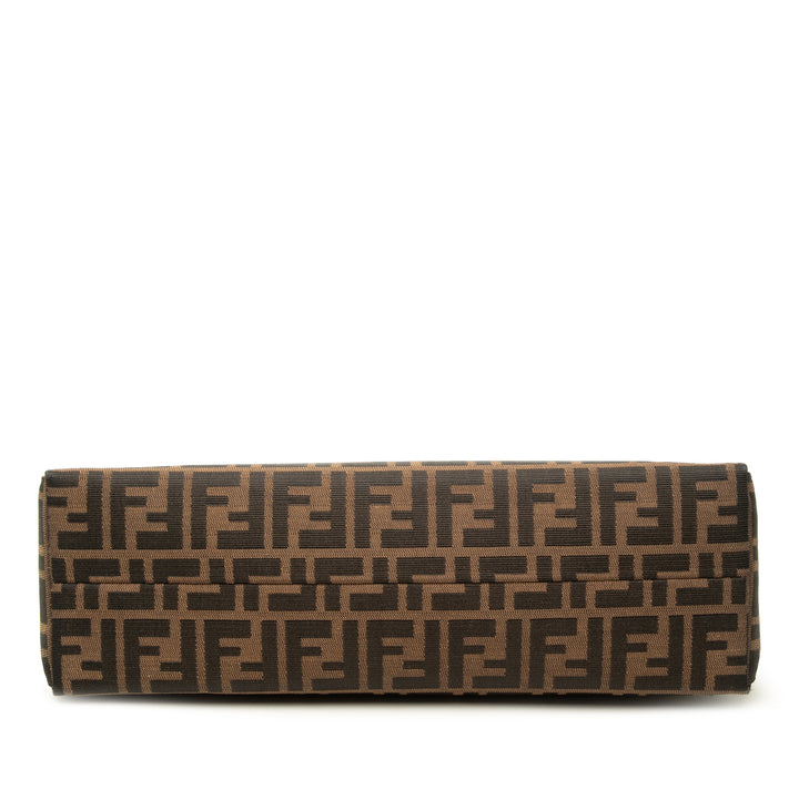 Fendi Zucca Sac Marron – vue 3 – GABY PARIS