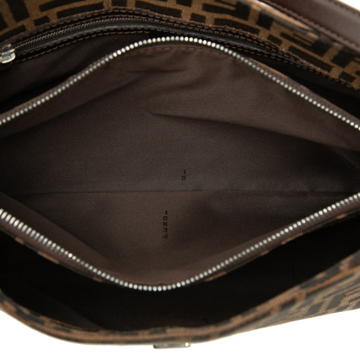 Fendi Zucca Sac Marron – vue 4 – GABY PARIS