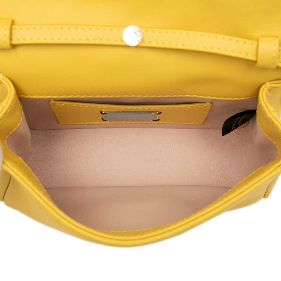 Bvlgari Sac bandoulière Serpenti Cabochon Chaîne Jaune – vue 4 – GABY PARIS