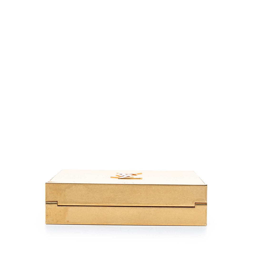 Saint Laurent Acrylic Tuxedo Boîte Pochette avec chaîne