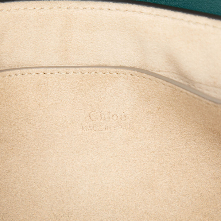 Chloé Small Daim et Cuir de veau Faye Sac porté croisé